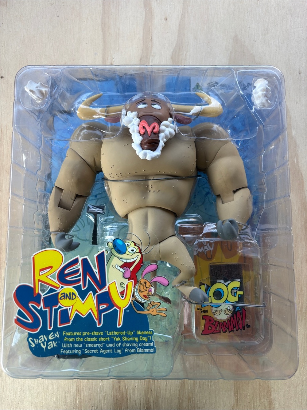 Ren and Stimpy Shaven Yak Action Figure - Tan & Brown